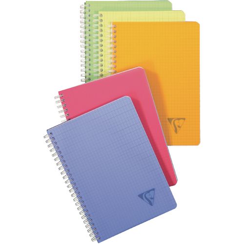 Spiraalschrift clairefontaine linicolor wit
