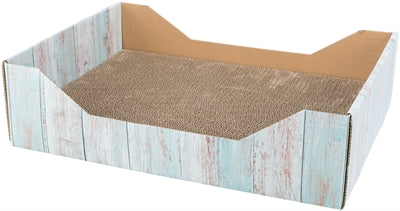 Trixie Krabmand karton kattenkruid turquoise