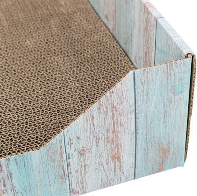 Trixie Krabmand karton kattenkruid turquoise