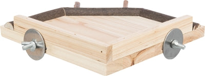 Trixie landing platform with wooden perches natural