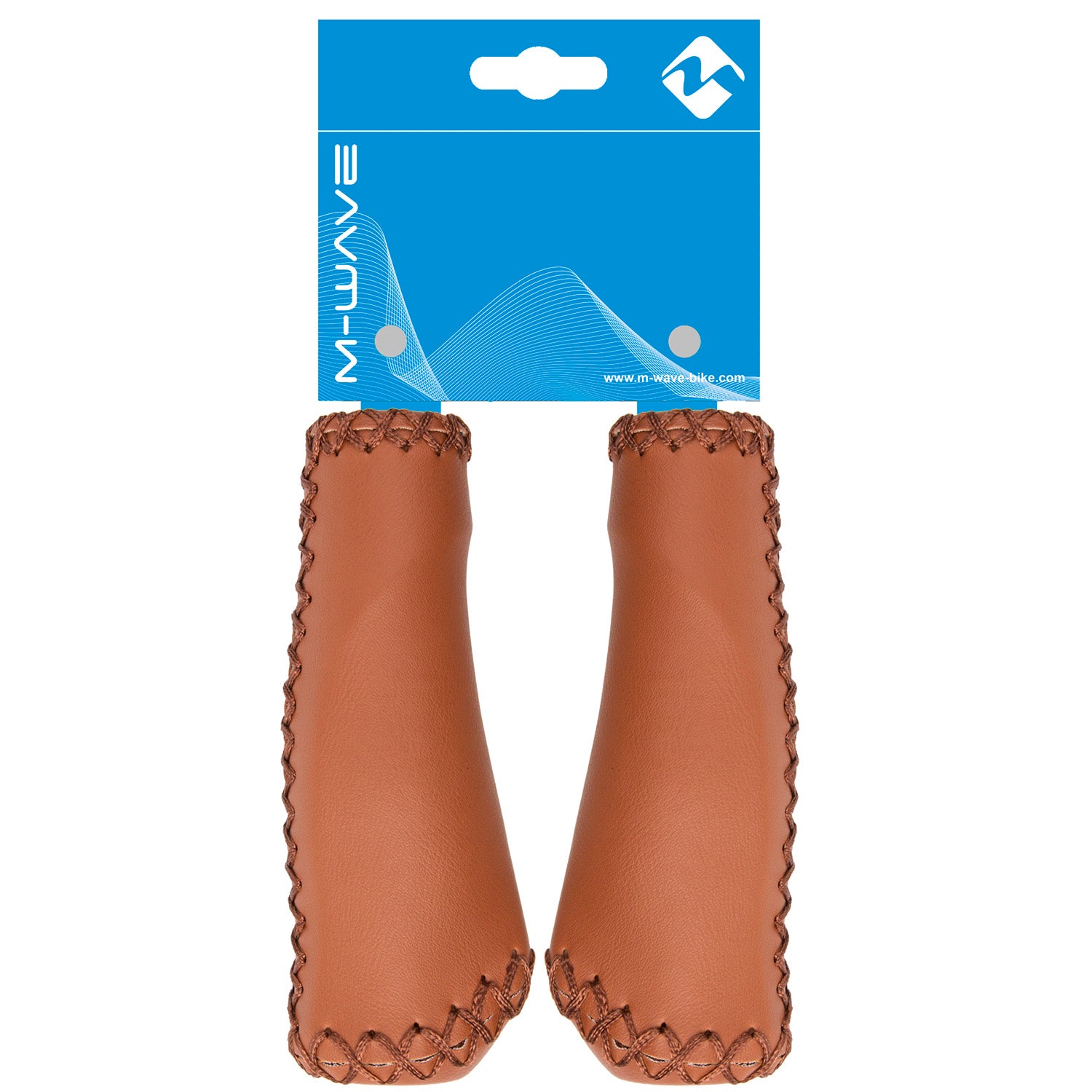 M-Wave handvatten leer bruin. Lengte: 125 125 mm