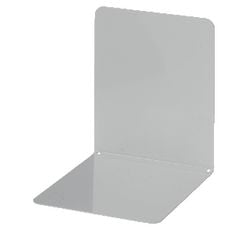 Standaard boekensteun maul 0,8 mm 12x14x14cm wit 2 stuks