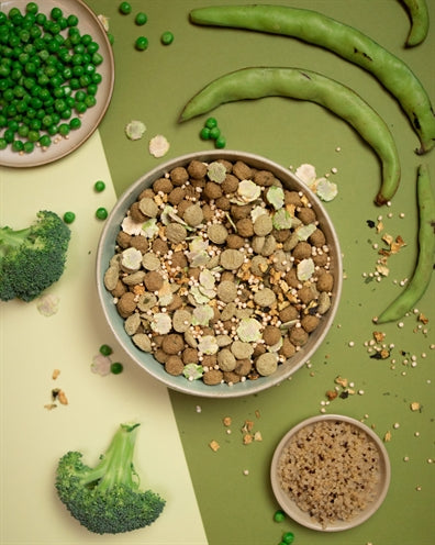 Pawr Plantaardig groene glorie broccoli erwten courgette quinoa
