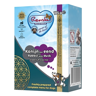 Renske Vers bereide maaltijd eend konijn en graanvrij