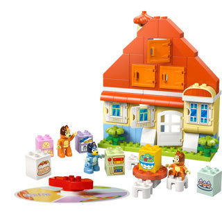 Lego ® duplo® bluey: huis van bluey en haar familie met geheugenspel - 10459