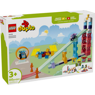 Lego ® duplo® stad 3-in-1 creatieve hellingen met voertuigen - leerzaam speelgoed voor kinderen vanaf 3 jaar - cadeautip voor peuters - 10478