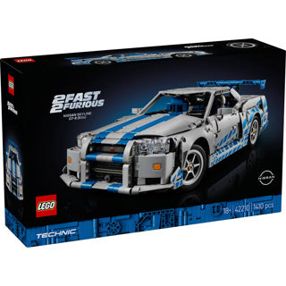 Lego technic 42210 2 fast 2 furious nissan skyline gt-r (r34) auto