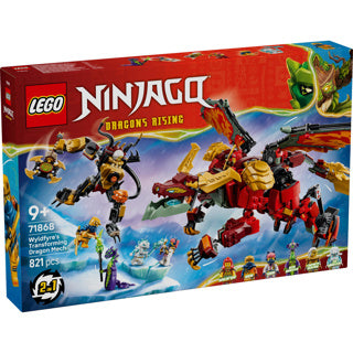 Lego ninjago 71868 wyldfyre's transformerende drakenmecha