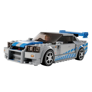 Lego Speed ​​Champions 76917 2 Fast 2 Furious Nissan Skyline GT-R (R34)