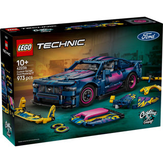 Lego technic 42236 aanpasbare ford mustang gt auto