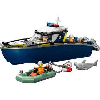 Lego 60456 stadspolitie achtervolging met politieboot