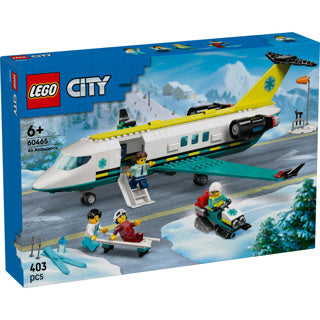 Lego 60465 grote stadsvoertuigen ambulancevliegtuig