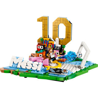 Lego editions lionel messi – voetbalhoogtepunten bouwpakket en kinderkamer decoratie - 43011