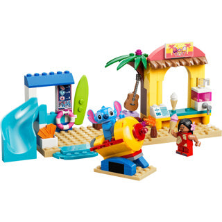 Lego ǀ disney strandplezier met lilo en stitch bouwbaar speelgoed voor kinderen en decoratie 43280