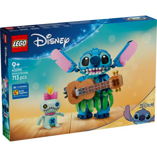 Lego ǀ disney stitch en scrump bouwpakket voor kinderen en kinderkamer decoratie 43296