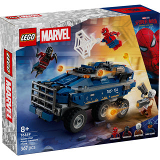 Lego ǀ marvel spider-man achtervolging van gevangenistransport bouwpakket voor kinderen 76349