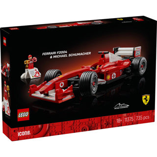 Lego icons ferrari f2004 en michael schumacher - 11375