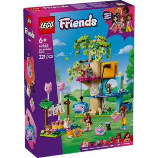 Lego 42666 Friends Kattenverjaardagsfeestjes en Boomhut