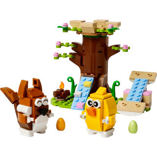 Lego iconische 40709 dierenspeeltuin in de lente