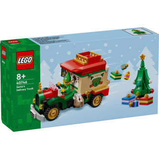 Lego iconic - bezorgtruck van de kerstman constructiespeelgoed (40746)