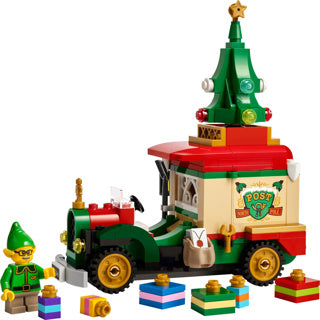 Lego iconic - bezorgtruck van de kerstman constructiespeelgoed (40746)