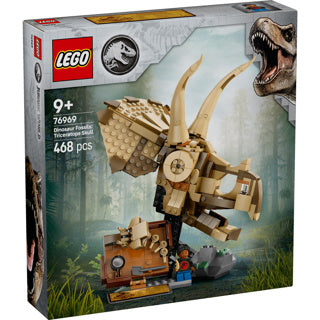 Lego jurassic world 76969 dinosaurusfossielen: triceratops schedel