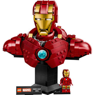 Lego super heroes marvel 76327 iron man mk4 buste