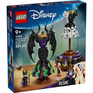 Lego disney 43262 de jurken van maleficent en cruella de vil