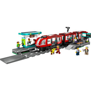 Lego city stadstram en station - 60423