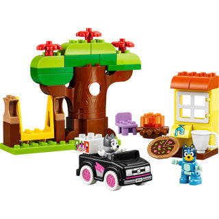 Lego 10469 duplo bluey pizzameisjes met muffin en bluey