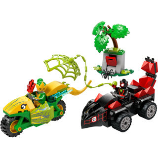 Lego 11198 spidey spin en electro achtervolging met dinosaurusvoertuigen | 2 stuks