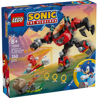 Lego sonic the hedgehog - knuckles vs. dr. eggman egg crusher mecha constructiespeelgoed (77005)