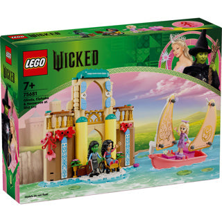 Lego 75681 wicked glinda, elphaba en nessarose op shiz university