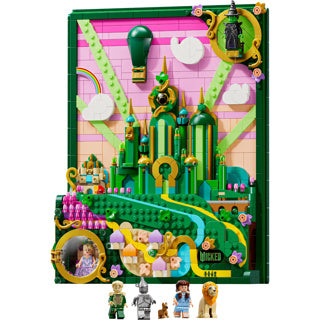 Lego wicked - emerald city muurkunst constructiespeelgoed (75685)