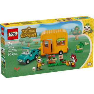 Lego animal crossing 77054 leifs caravan en tuinwinkel