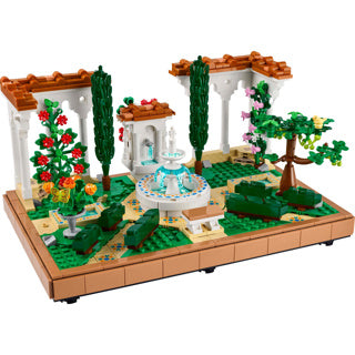 Lego iconen 10359 tuin met fontein
