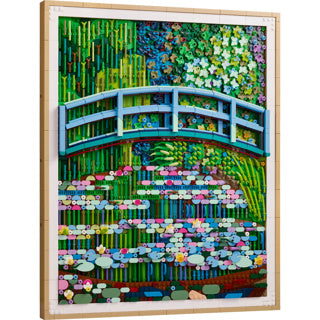 Lego ® art claude monet – brug over een vijver met waterlelies 31220