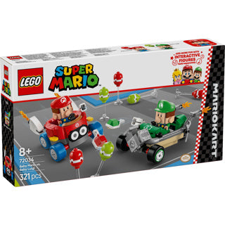 Lego super mario 72034 mario kart baby mario vs. baby luigi