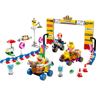 Lego super mario 72036 mario kart baby peach en grand prix set