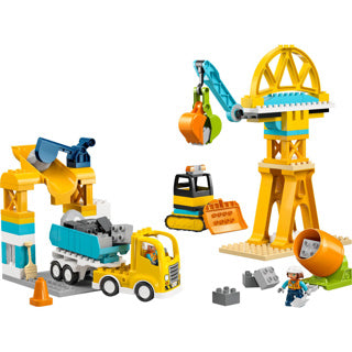Lego duplo town 10476 3in1 bouwplaats en voertuigen