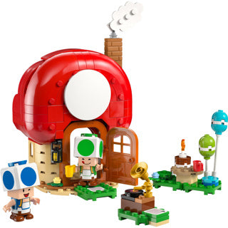 Lego super mario 72041 toads huisfeestje