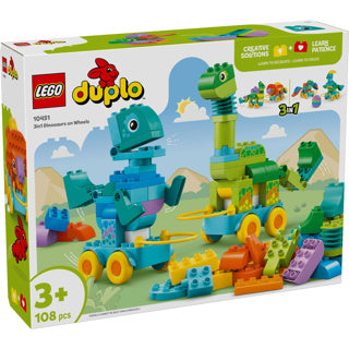 Lego duplo 10451 3-in-1 dinosaurussen op wielen