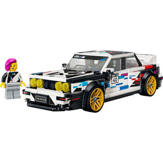 Lego speed champions bmw m3 (e30) auto bouwpakket voor kinderen en kinderkamer decoratie 77263