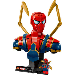 Lego super heroes 76326 iron spider-man buste
