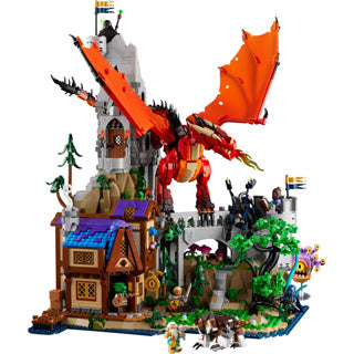 Lego ideas dungeons dragons: the legend of the red dragon 21348