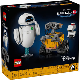 Disney lego 43279 pixar wall-e en eve
