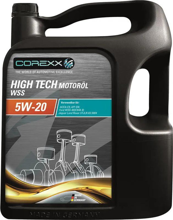 Corexx motoroil 5w-20 5 l high tech wss
