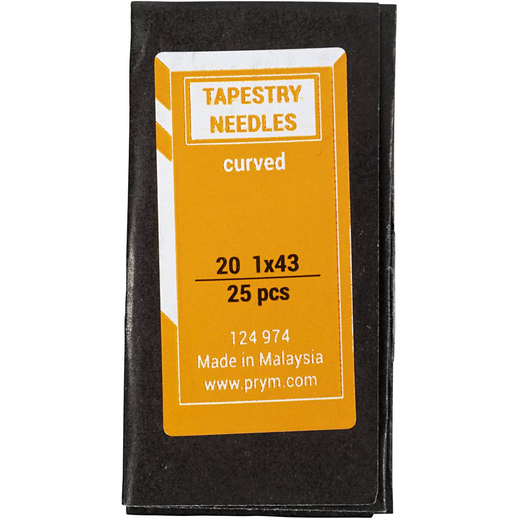 Borduurnaalden met Botte punt, 4,2cm, 25e.
