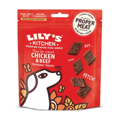 Lily's Kitchen hondentrainingssnacks voor volwassenen met kip en rundvlees