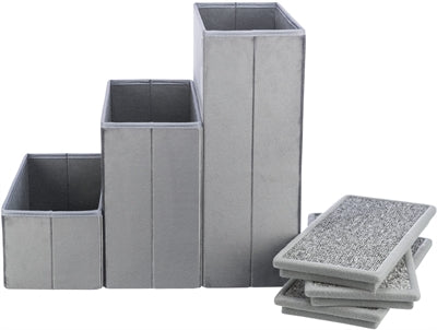 Trixie ramp with storage grey